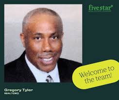 Let's all welcome Gregory Tyler to Five Star! Gregory has joined us as an  agent in the Troy area. We are happy you're here!