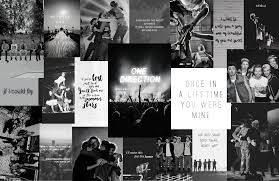 One Direction Aesthetic Computer Wallpapers Colored And B W One Direction Wallpaper One Direction Collage One Direction Background