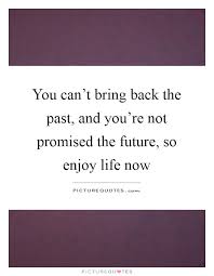 You Can T Bring Back The Past And You Re Not Promised The Picture Quotes