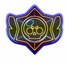 A perfect addition to any game room, man cave or family room. Neon Star Png Artneon Brawl Stars Logo Brawl Stars Logo Png 1835789 Vippng