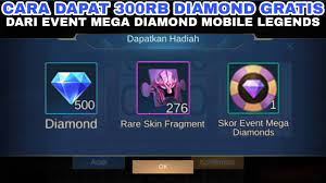 Begini cara main di event mega diamond mobile legends (ml), bisa dapat 60000 lebih diamond gratis! Cara Dapatkan 300000 Diamond Gratis Dari Event Mega Diamond Mobile Legends Bang Bang Event Terbaru Youtube