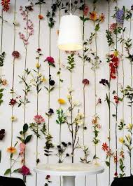 Plastic Flower Wall Flower Wall Floral Wall Decor
