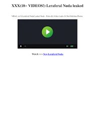 XXX(18+ VIDEOS!) Leraferal Nuda leaked