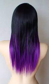 Ammonia can dry out your hair and damage the strands. Deep Purple Black Hair With Purple Tint