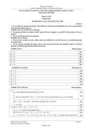 Examenul a început la ora 09.00, iar elevii au avut două ore la dispoziție pentru a rezolva subiectele la matematică la simulare evaluare națională 2021. Evaluare Nationala 2021 Vezi Baremele Setului 3 De Teste De Antrenament Edu Pentru Clasa A 8 A La Limba Romana Si La Matematica Publicate De Minister Pe 12 Martie 2021 Seria 3 Setul