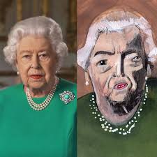 Queen portrait by me 🙏🤝✍️ : r/CasualUK