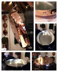 12 5 034 French Antique 32 Copper Pan Oval Fish Gratin Roasting Casserole Tin Ebay Kitchen Jewelry French Antiques Copper Cookware