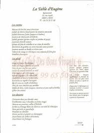 Voir le plan 18 rue eugène sue 75018 paris 18. Restaurant La Table D Eugene Carte Et Menus