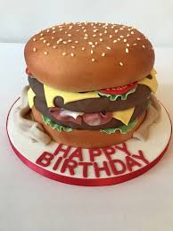 Burger Cake Burger Cake Burger Celebration Cakes