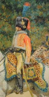 Géricault Officier De Chasseurs à Cheval De La Garde Impériale Chargeant Captain Of Chasseur A Cheval War Art Napoleonic Wars Historical Warriors