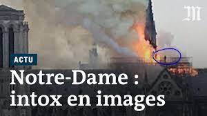 Toute la toiture est détruite, la flèche s'est effondrée, mais la structure de l'édifice est préservée dans sa globalité. Notre Dame De Paris Deux Images Intrigantes Pendant L Incendie Youtube