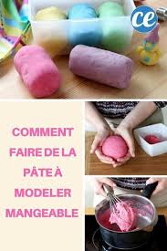 Comment Faire De La Pate A Modeler Mangeable Faire De La Pate A Modeler Pate A Modeler Comestible Pate A Modeler