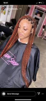 Black And Light Brown Knotless Braids Waist Length Knotless Braids Ombre Hair Braid Colored Box Braids Braids With Curls
