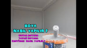 Silikonlu boya nasıl yapılır rulo, fırça, ile yüzeye transfer edilerek uygulanır ve boya tabancası ile püskürtme yöntemi ile de duvara ve tavana uygulanıyor. Boya Nasil Yapilir Duvar Boyasi Kestirme Ve Tavan Boyasi Nasil Yapilir How To Paint A Wall Youtube