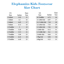 Veracious Elephantito Shoes Size Chart What To Look For When