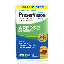The product contains a high dose of lutein, an antioxidant known to fight the free radicals that the eyes come in contact with via their exposure to oxygen. Preservision Areds 2 Formula Vitamin Mineral Supplement 140 Ct Soft Gels Minigels Walmart Com Walmart Com