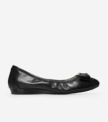 Women S Tali Bow Ballet Flat In Black Cole Haan