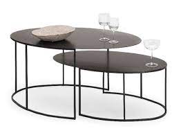 17 Stylish Overlapping Coffee Tables Vurni Living Room Table Metal Nesting Coffee Tables Metal Coffee Table