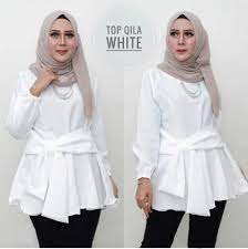 Baju atasan batik, lengan panjang atasan putih biasanya digunakan untuk kegiatan formal seperti siding skripsi ataupun wawancara. Model Baju Atasan Wanita Muslim Panjang Terbaru Ryn Fashion