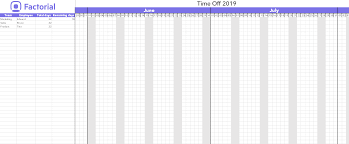 managing holidays and time off requests with excel template