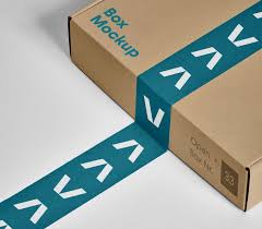 Download Free Brown Corrugated Mailer Box Label Mockup Package Mockups In 2021 Mailer Box Packaging Mockup Free Packaging Mockup
