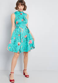 Black And Teal Dress Impressive Attire Sleeveless Dress Dresses Attire Stylish Dresses