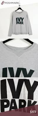 Ixl.com has been visited by 100k+ users in the past month Ivy Park Crew Sweatshirt Heather Grey Big Logo Xl Crew Sweatshirts Sweatshirts Sweatshirt Fashion