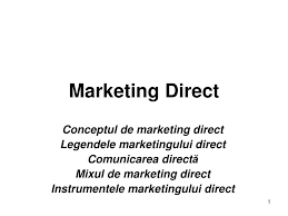 Marketing conceptul de ce este managementul? Ppt Marketing Direct Powerpoint Presentation Free Download Id 5511217