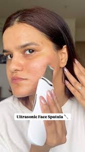 Ultrasonic Facial Skin Spatula, perfect for that deep cleansing at home. My  congestion prone, acne prone skin really appreciates this., - Uses high  frequency vibrations to dislodge congestion, making ...