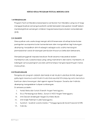 Kertas kerja sambutan hari kemerdekaan. Kertas Kerja Festival Merdeka