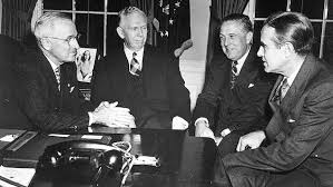 The marshall plan took form when u.s. Truman Firma El Plan Marshall Canal Historia