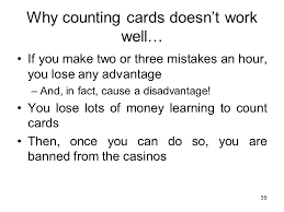 Casinos have made small changes in the rules and playing conditions, and they know exactly how counting works and how to spot counters. Permutations And Combinations Ppt Download