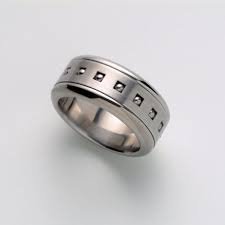 Men S Spinner Ring Spinner Wedding Band Windows Etsy Stainless Steel Rings Steel Ring Rings Cool