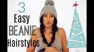 See more ideas about hats short hair, short hair styles, hats for short hair. 3 Easy Hairstyles To Wear With Beanies Youtube