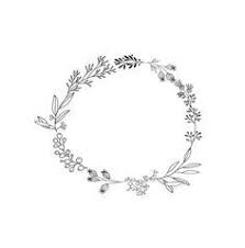 15 Idees D Illustrations Simples A Faire Soi Meme Couronne De Fleurs Noires Fleur Noir Et Blanc Dessin Floral