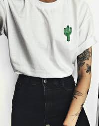 With so many styles available and various ~aesthetics. Cactus T Shirt Aesthetic Clothing Desert Tee Minimalist Etsy