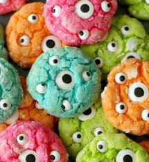 Gateau D Halloween Les Cookies Monstres Gateau Halloween Nourriture Halloween Cuisine Halloween