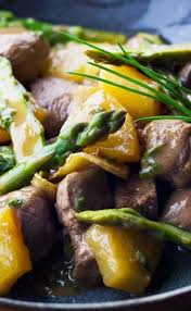Canard Saute Aux Asperges Vertes Et Ananas Recette Canard Asperge Verte Plats Cuisines