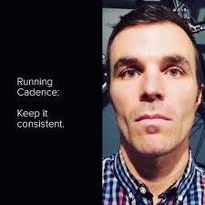 Weekly running tip. What's your cadence? Seriously, cadence is a big deal  if you're looking for speed, results, and less injuries. Everyone's ideal  cadence is different, and depends