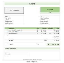 Contoh Invoice Excel Yang Baik Dan Benar Laporan Keuangan Keuangan Pendidikan