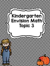 Kindergarten Envision Math Topic 3 Worksheets Envision Math Envision Math Kindergarten Kindergarten Math