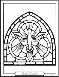 This Holy Spirit Dove Coloring Page Symbol Of The Descent Of The Holy Ghost On The Apostles And Mary In 2020 Catholic Coloring Holy Spirit Dove Catholic Confirmation