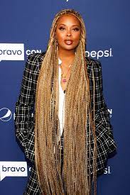 Eva Marcille Is Glowing And Gorgeous Just Weeks After Giving Birth Black Girl Braided Hairstyles Blonde Braids Girls Hairstyles Braids
