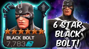 If you want to donate. 6 Star Black Bolt Level Up Gameplay W Full Inhuman Synergy Marvel Contest Of Champions Youtube