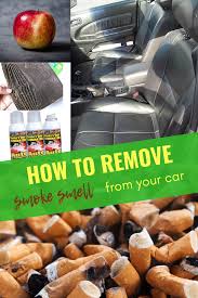 My Car Used To Be A Smoker S Car I Made The Mistake Of Buying It I Thought That I Could Easily Get Rid Of The Smoke Smoke Smell Remove Smoke