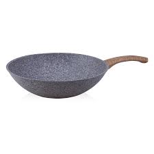 Karaca biodiamond wok tava 28 cm 3,2 lt indüksiyon. Karaca Prime Bio Granit 28 Cm Wok Tava Karaca