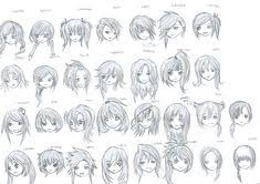 The older she gets, the longer she keeps her short hair. 100 Manga Hairstyles Ideas How To Draw Hair Anime Hair Manga Hair
