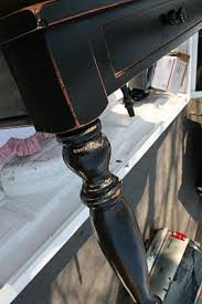Littlebits Designs Farm Table Before And After Black Kitchen Table Dining Table Black Black Distressed Furniture
