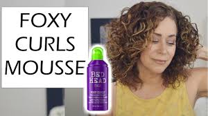 The dove nourishing oil light conditioner, of course. Tigi Bed Head Foxy Curls Extreme Curls Mousse Review Youtube