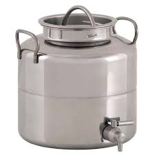A common mistake is looking at a water container and underestimating how heavy it will be. 5 Gallon Stainless Steel Water Container Campward Bound